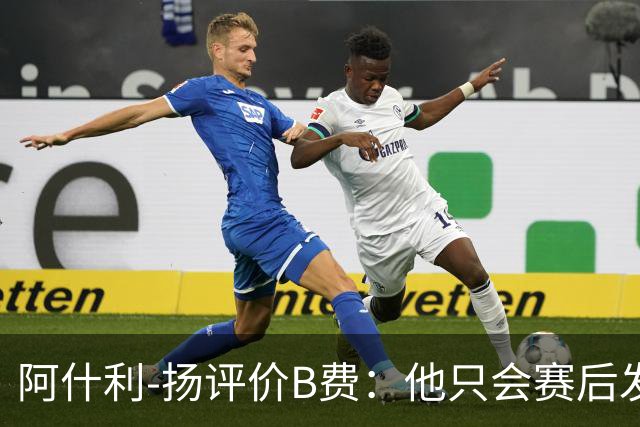 阿什利-扬评价B费：他只会赛后发脾气，做半吊子逼抢压迫